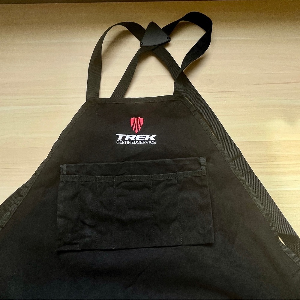 Trek Certified Service Black Bicycle Mechanic Apron